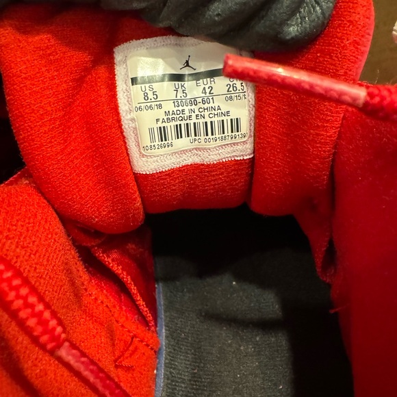 Jordan 12 red suede - Picture 4 of 6